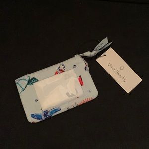 Vera Bradley Anchors Aweigh Zip ID case NWT